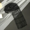Korean-style pearl top hat, court-style long tassel beaded hat, elegant and elegant bangs hat, wedding dress, hair accessories wholesale Item Picture